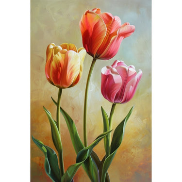 canvas of Tulips